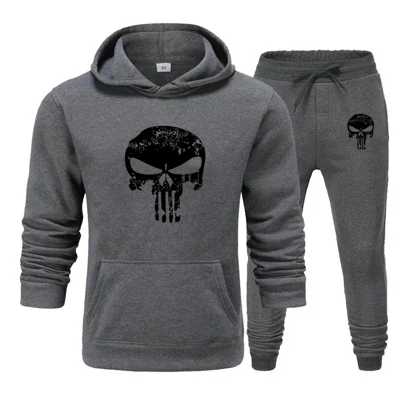 Setelan Olahraga 2 Potong Pria - Streetwear Brand Hoodie ulasan dan harga
