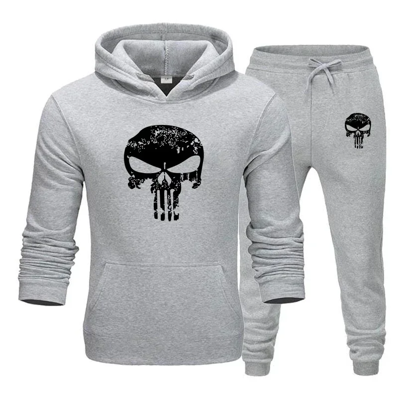 Setelan Olahraga 2 Potong Pria - Streetwear Brand Hoodie ulasan dan harga
