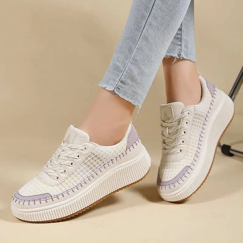 Sepatu kets flat wanita, sepat - Streetwear Brand From China ulasan dan harga
