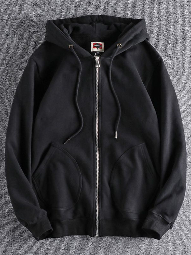 Kardigan Hoodie Pria dengan Re - Streetwear Brand Hoodie ulasan dan harga