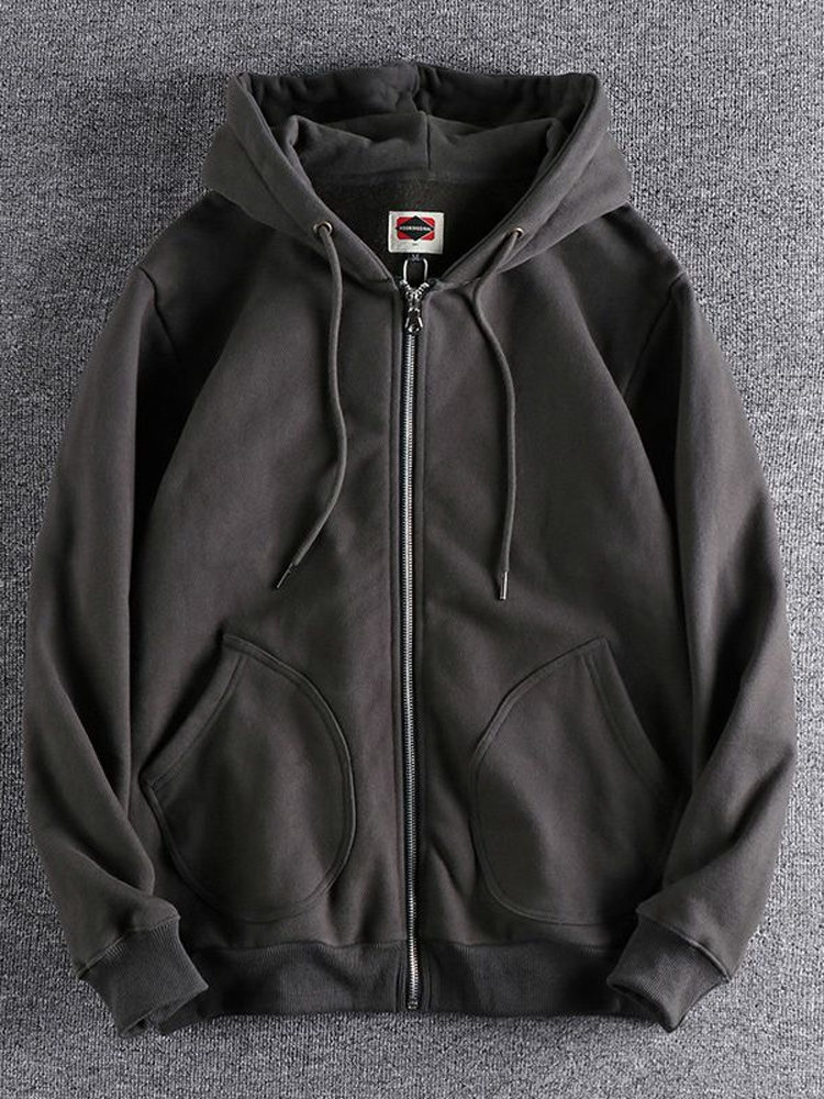 Kardigan Hoodie Pria dengan Re - Streetwear Brand Hoodie ulasan dan harga