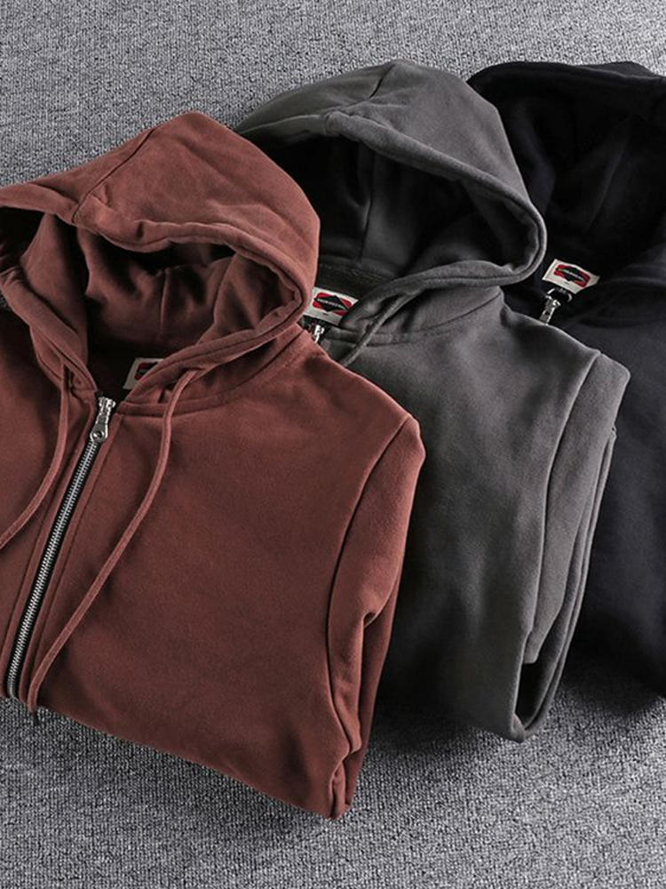 Kardigan Hoodie Pria dengan Re - Streetwear Brand Hoodie ulasan dan harga