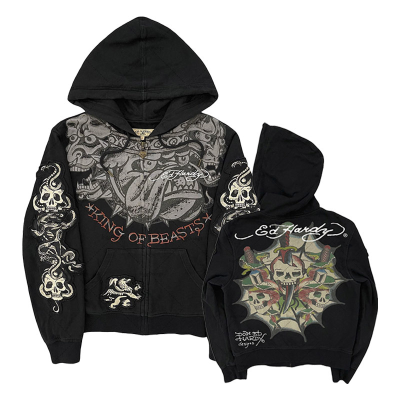 American Gothic Ro Skull Bones - Streetwear Brand Hoodie ulasan dan harga