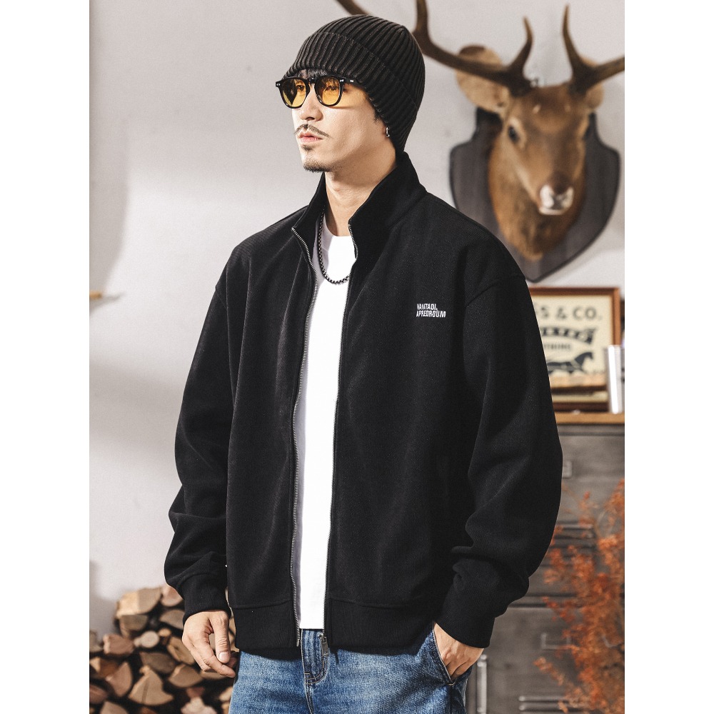 Jaket rajutan semi-high-neck l - Streetwear Brand From China ulasan dan harga