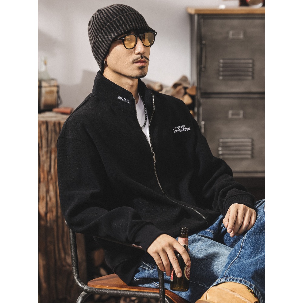 Jaket rajutan semi-high-neck l - Streetwear Brand From China ulasan dan harga