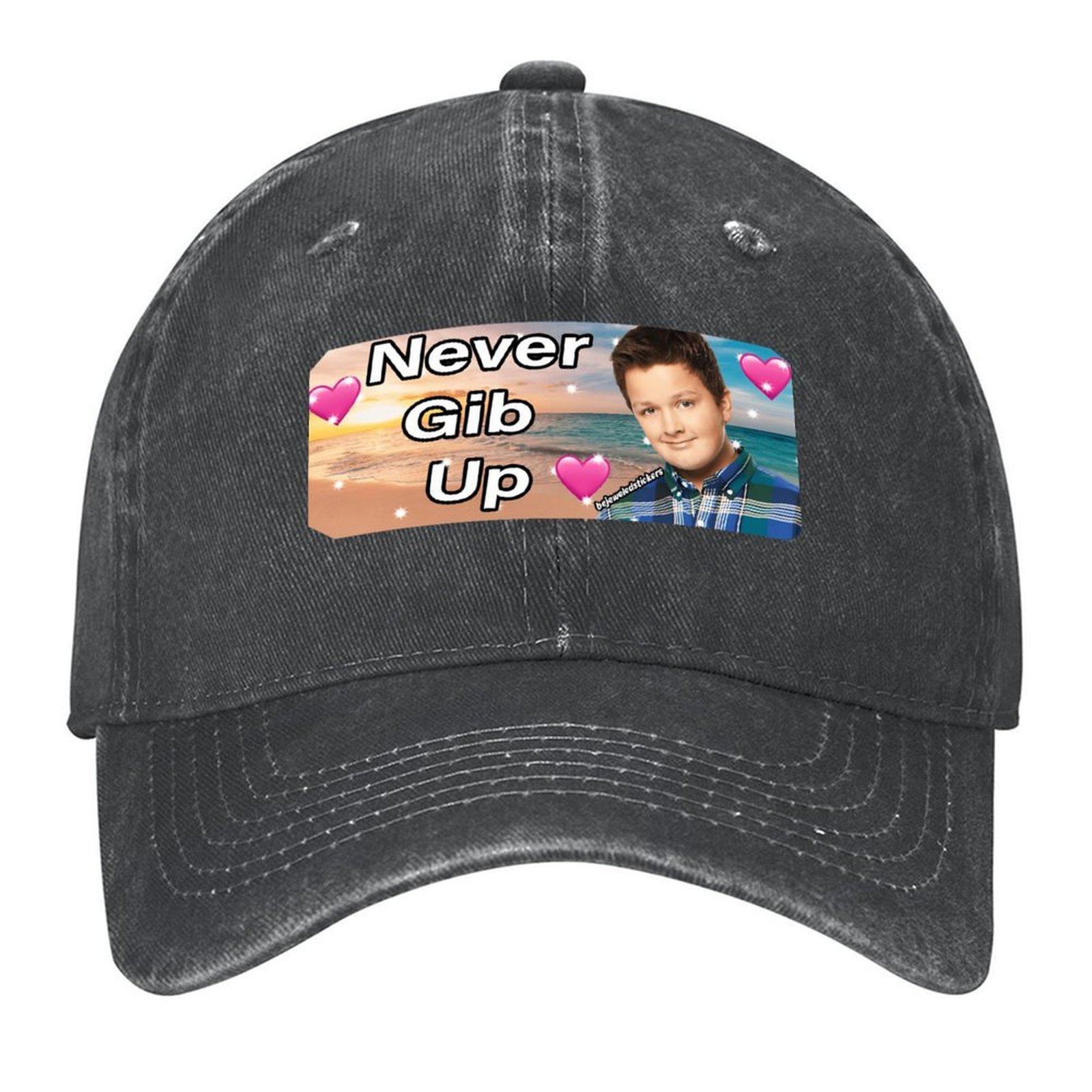 Topi Baseball Stiker Never Giv - Streetwear Brand Golf ulasan dan harga